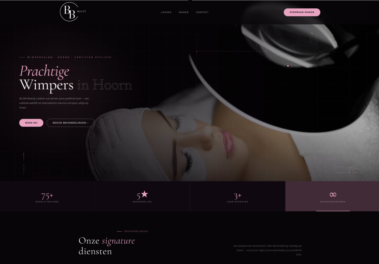 Nieuwe BB Beauty website uit 2026